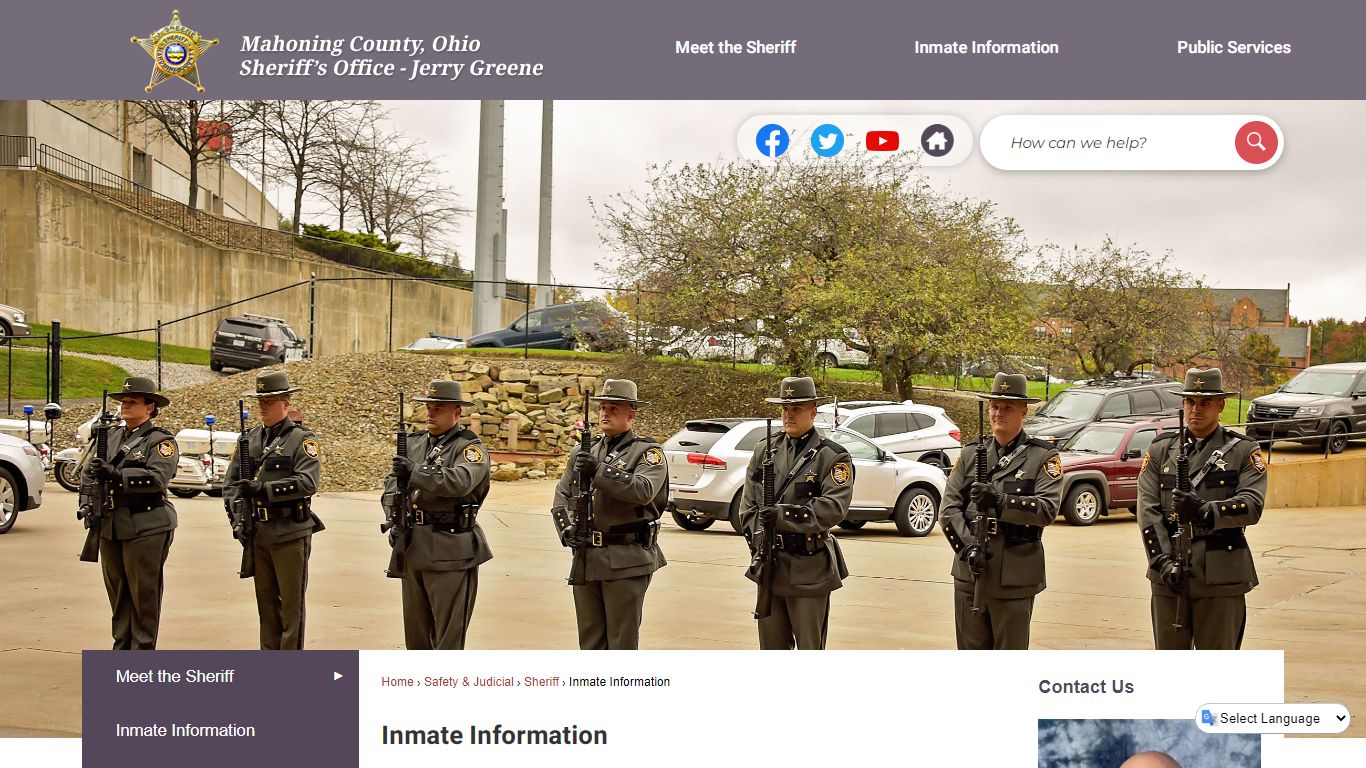 Inmate Information | Mahoning County, OH